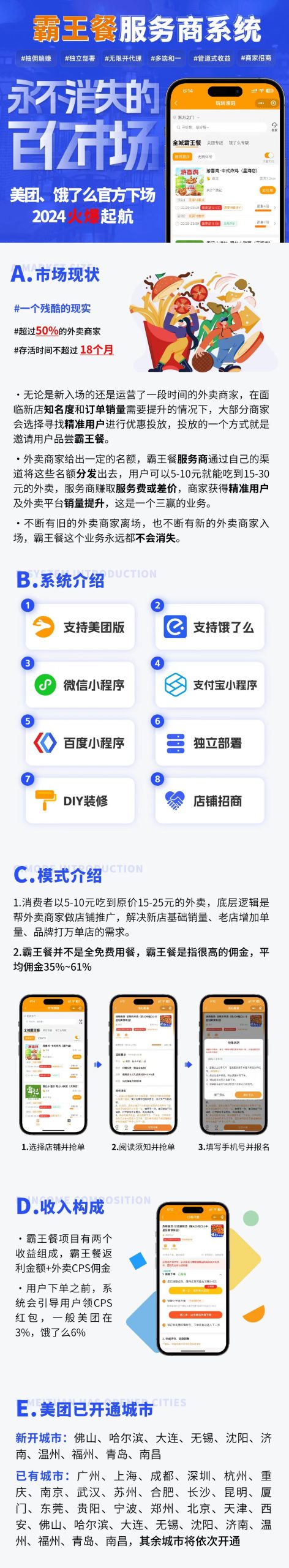 外卖小程序免费试吃霸王餐系统系统公众号搭建源码部署